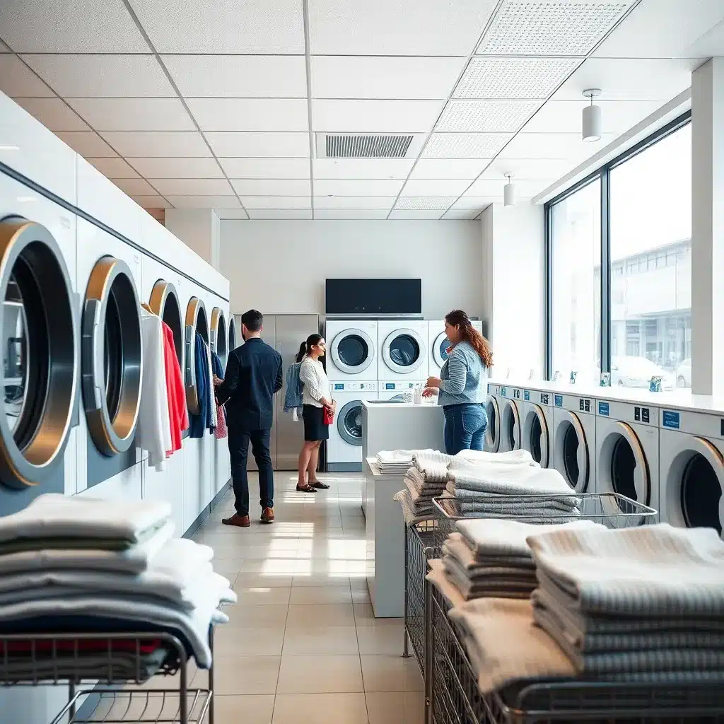 Öffentliche Waschmaschine Und Trockner